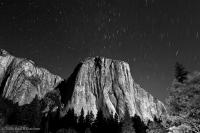 El Capitan with Circumpolar Star Trails
