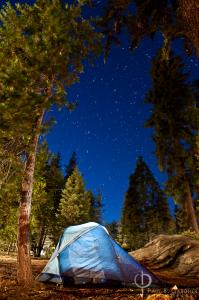 Camping in Sequioa National Park / Nikon D3, 24mm, f/5, ISO400, 4 minutes