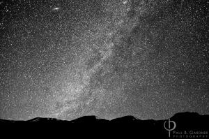 Mauna Kea, Big Island, Hawaii / Nikon D3, 28mm, f/5, ISO 25,600, 30 seconds